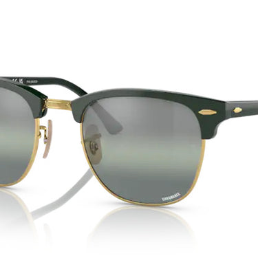 Ray-Ban Clubmaster RB3016 1368G4 Groen op goud
