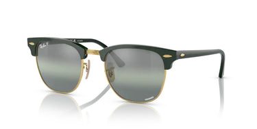 Ray-Ban Clubmaster RB3016 1368G4 Groen op goud