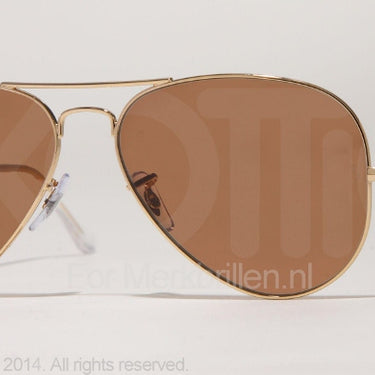 Ray-Ban aviator RB3025 Goud-Bruin