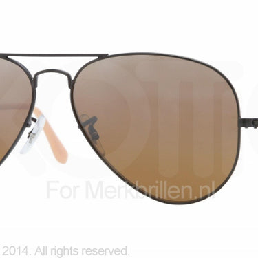 Ray-Ban Zonnebril RB3025 Zwart-Bruin