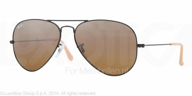 Ray-Ban Zonnebril RB3025 Zwart-Bruin