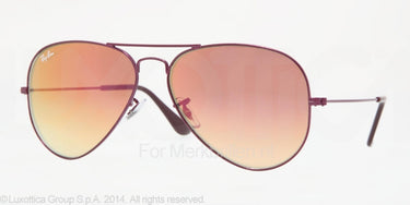 Ray-Ban Zonnebril RB3025 Dark violet cry. brown gr.+violet mirror