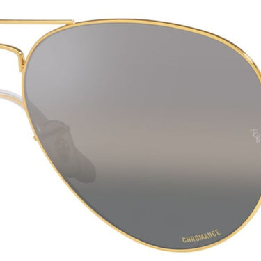 Ray-Ban Aviator RB3025 9196G3 Goud - Chromance Zilver/Grijs