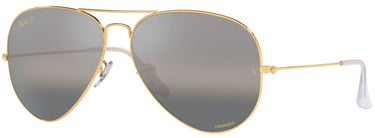 Ray-Ban Aviator RB3025 9196G3 Goud - Chromance Zilver/Grijs