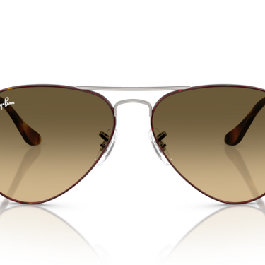 Ray-Ban Aviator RB3025 92700A Havana op Staalgrijs