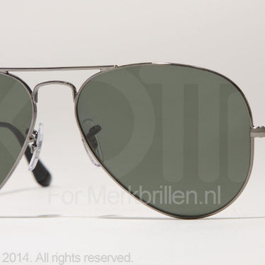 Ray-Ban Zonnebril RB3025 W3236 Gunmetal-Groen