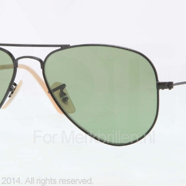 Ray-Ban Zonnebril RB3044 Matte black light green