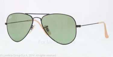 Ray-Ban Zonnebril RB3044 Matte black light green