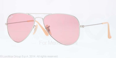 Ray-Ban Zonnebril RB3044 Matte silver pink