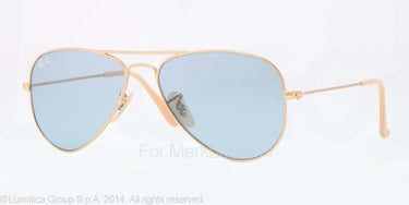 Ray-Ban Zonnebril RB3044 Matte gold light blue
