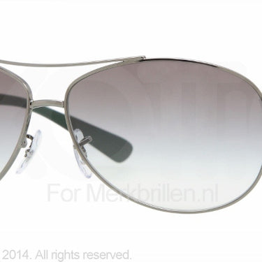 Ray-Ban Zonnebril RB3386 Shiny gunmetal green gradient