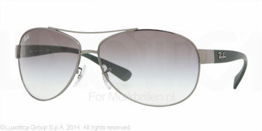 Ray-Ban Zonnebril RB3386 Shiny gunmetal green gradient