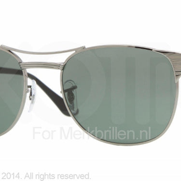 Ray-Ban Zonnebril RB3429 signet Gunmetal-Groen