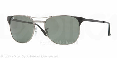 Ray-Ban Zonnebril RB3429 signet Gunmetal, zwart-Groen