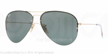 Ray-Ban Zonnebril RB3460 Goud-Groen