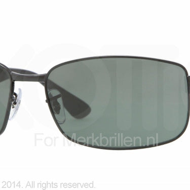 Ray-Ban Zonnebril RB3478 Zwart-Groen