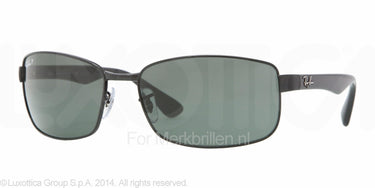 Ray-Ban Zonnebril RB3478 Zwart-Groen