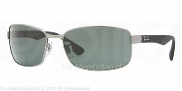 Ray-Ban Zonnebril RB3478 Gunmetal-Groen