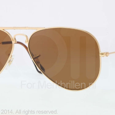 Ray-Ban Zonnebril RB3479 Goud-Bruin