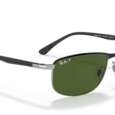 Ray-Ban RB3671CH 9144P1 Black on Silver