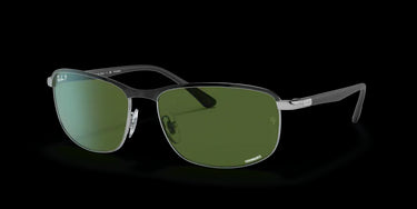 Ray-Ban RB3671CH 9144P1 Black on Silver