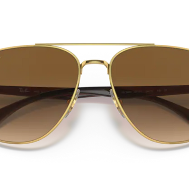 Ray-Ban RB3683 001/51 Gold Transparent Brown