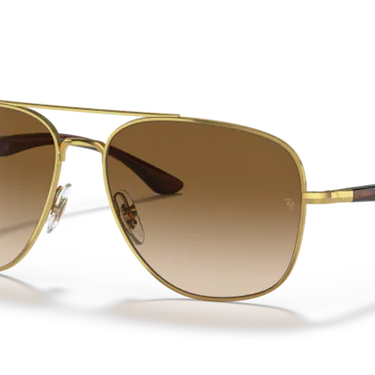 Ray-Ban RB3683 001/51 Gold Transparent Brown