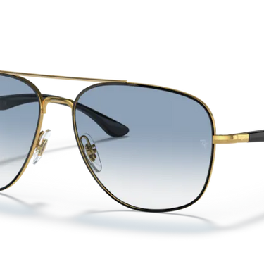 Ray-Ban RB3683 90003F Black on Gold