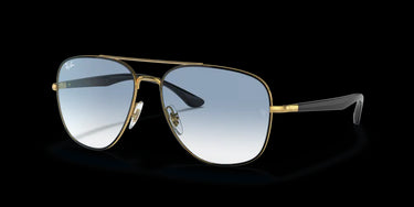 Ray-Ban RB3683 90003F Black on Gold