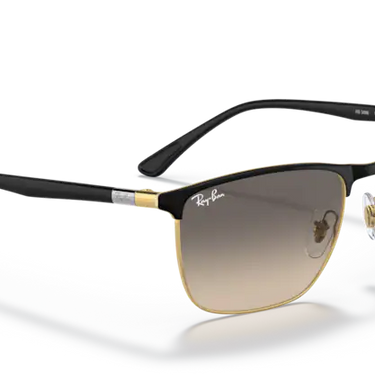Ray-Ban RB3686 187/32 Black on Gold