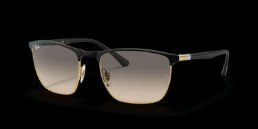 Ray-Ban RB3686 187/32 Black on Gold