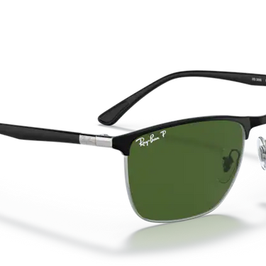 Ray-Ban RB3686 9144P1 Black on Silver