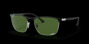 Ray-Ban RB3686 9144P1 Black on Silver