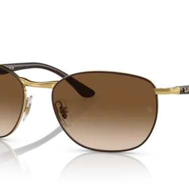 Ray-Ban RB3702 900951 Brown on Gold