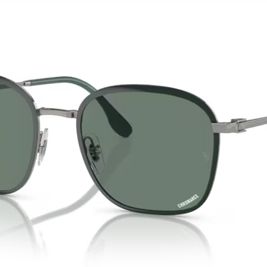 Ray-Ban RB3720 9264O9 Groen op staalgrijs