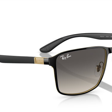 Ray-Ban RB3721 187/11 Zwart op Goud