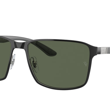 Ray-Ban RB3721 914471 Zwart op Zilver