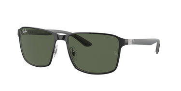 Ray-Ban RB3721 914471 Zwart op Zilver