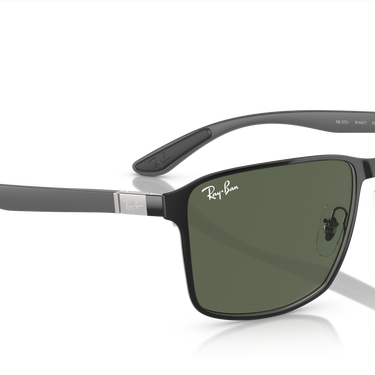 Ray-Ban RB3721 914471 Zwart op Zilver