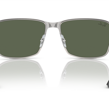 Ray-Ban RB3721 914471 Zwart op Zilver