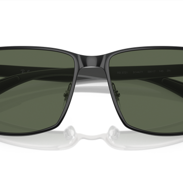 Ray-Ban RB3721 914471 Zwart op Zilver