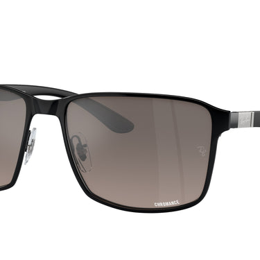 Ray-Ban Chromance RB3721CH 186/5J Zwart op Zwart