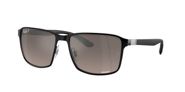 Ray-Ban Chromance RB3721CH 186/5J Zwart op Zwart