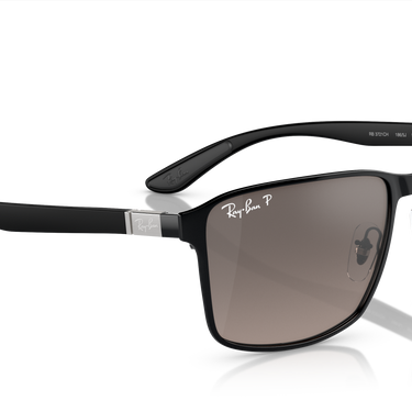 Ray-Ban Chromance RB3721CH 186/5J Zwart op Zwart
