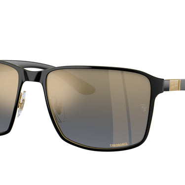 Ray-Ban Chromance RB3721CH 187/J0 Zwart op Goud