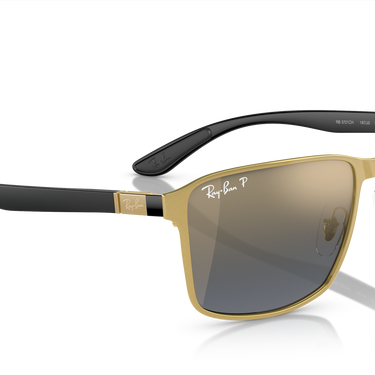 Ray-Ban Chromance RB3721CH 187/J0 Zwart op Goud