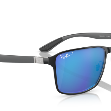 Ray-Ban Chromance RB3721CH 9144A1 Zwart op zilver