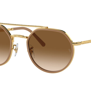 Ray-Ban RB3765 001/51 Goud Bruin