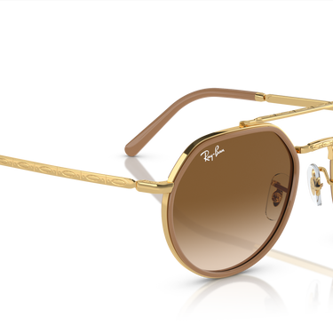 Ray-Ban RB3765 001/51 Goud Bruin