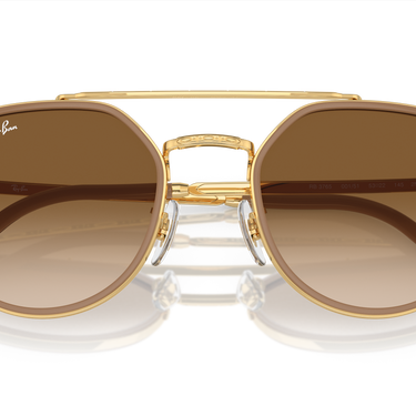 Ray-Ban RB3765 001/51 Goud Bruin